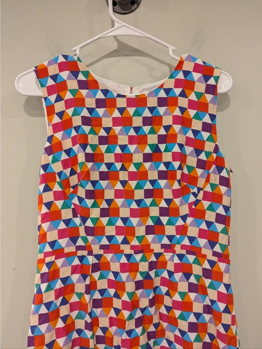 Kate Spade Abbey Geometric Print Sleeveless Dress Size 10